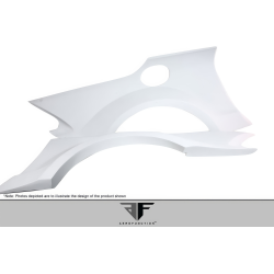 2003-2012 Mercedes SL Class R230 AF-Signature 1 Series Wide Body Conversion Rear Fenders ( GFK ) - 2 Piece image - 15