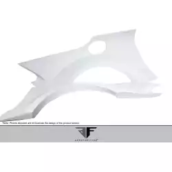 2003-2012 Mercedes SL Class R230 AF-Signature 1 Series Wide Body Conversion Rear Fenders ( GFK ) - 2 Piece image - 12