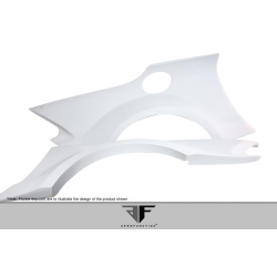 2003-2012 Mercedes SL Class R230 AF-Signature 1 Series Wide Body Conversion Rear Fenders ( GFK ) - 2 Piece image - 8