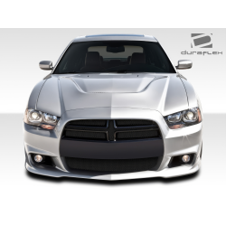 2011-2014 Dodge Charger Duraflex SRT Look Front Bumper - 1 Piece image - 3