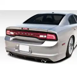 2011-2014 Dodge Charger SRT Look Rear Bumper - 1 Piece image - 1