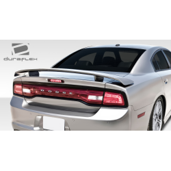 2011-2014 Dodge Charger Duraflex SRT Look Rear Wing Trunk Lid Spoiler - 1 Piece image - 3