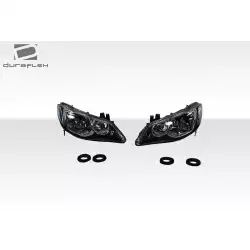 2006-2011 Honda Civic 4dr JDM Type R Conversion Headlights - 2 Piece image - 7