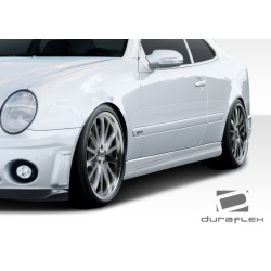 1998-2002 Mercedes CLK W208 Duraflex C63 Look Side Skirts Rocker Panels - 2 Piece image - 3