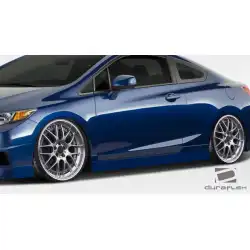 2012-2015 Honda Civic 2DR Bisimoto Edition Side Skirts Rocker Panels - 2 Piece image - 3