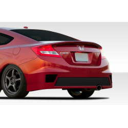 2012-2013 Honda Civic 2DR Duraflex Bisimoto Edition Rear Bumper - 1 Piece image - 1