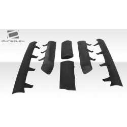 2009-2018 Dodge Ram Quad Cab Duraflex MP-R Side Skirts Rocker Panels - 6 Piece image - 4
