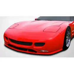 1997-2004 Chevrolet Corvette C5 Polyurethane TS Edition Front Lip Under Spoiler Air Dam - 1 Piece image - 1