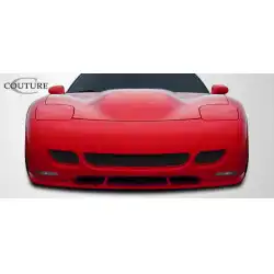 1997-2004 Chevrolet Corvette C5 Polyurethane TS Edition Front Lip Under Spoiler Air Dam - 1 Piece image - 6