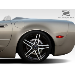 1997-2004 Chevrolet Corvette C5 Convertible / Z06 Duraflex ZR Edition Rear Fenders - 2 Piece image - 3