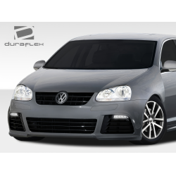 2005-2010 Volkswagen Jetta / 2006-2009 Golf GTI Rabbit Duraflex R Look Front Bumper - 1 Piece image - 4