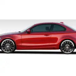 2008-2013 BMW 1 Series E82 E88 M Sport Look Side Skirts Rocker Panels - 2 Piece image - 1