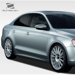 2011-2014 Volkswagen Jetta Duraflex R Look Side Skirts Rocker Panels - 2 Piece image - 3