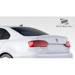 2011-2014 Volkswagen Jetta Duraflex R Look Rear Wing Trunk Lid Spoiler - 3 Piece image - 3