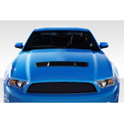 2010-2014 Ford GT500 / 2013-2014 Ford Mustang Duraflex GT500 Look Conversion Hood - 1 Piece image - 1