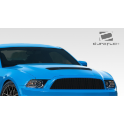 2010-2014 Ford GT500 / 2013-2014 Ford Mustang Duraflex GT500 Look Conversion Hood - 1 Piece image - 4