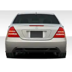 2001-2007 Mercedes C Class W203 4DR Sedan AMG V2 Look Rear Bumper - 1 Piece image - 1
