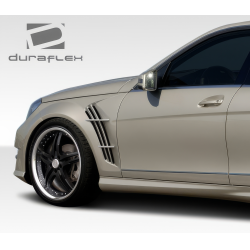2008-2011 Mercedes C Class W204 Duraflex W-1 Body Kit - 6 Piece image - 4