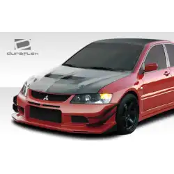 2003-2006 Mitsubishi Lancer Evolution 8 9 VT-X V2 Front Bumper - 1 Piece image - 3