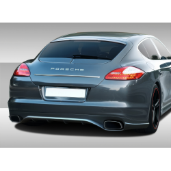 2010-2013 Porsche Panamera Eros Version 2 Rear Lip Under Spoiler Air Dam - 1 Piece image - 1