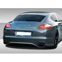 2010-2013 Porsche Panamera Eros Version 2 Rear Lip Under Spoiler Air Dam - 1 Piece image - 1
