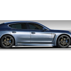 2010-2015 Porsche Panamera Eros Version 3 Side Skirts Rocker Panels - 2 Piece image - 1