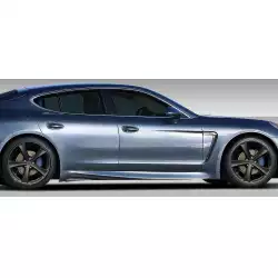 2010-2015 Porsche Panamera Eros Version 3 Side Skirts Rocker Panels - 2 Piece image - 1