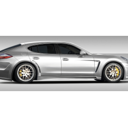 2010-2015 Porsche Panamera Eros Version 4 Wide Body Side Skirts Rocker Panels - 2 Piece image - 1