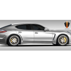 2010-2015 Porsche Panamera Eros Version 4 Wide Body Side Skirts Rocker Panels - 2 Piece image - 3