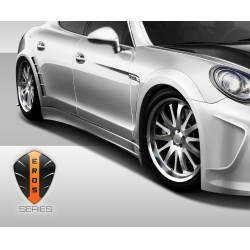 2010-2015 Porsche Panamera Eros Version 4 Wide Body Side Skirts Rocker Panels - 2 Piece image - 4
