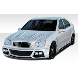 2001-2007 Mercedes C Class W203 Duraflex W-1 Body Kit - 7 Piece image - 1