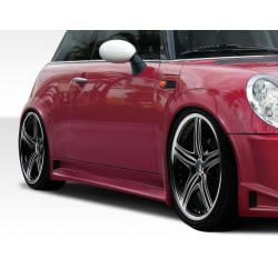 2002-2006 Mini Cooper / Cooper S R50 R53 2005-2008 Cooper convertible R52 Duraflex Type Z Wide Body Side Skirts Rocker Panels - 2 Piece image - 1