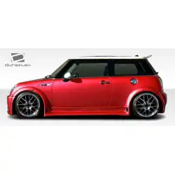 2002-2006 Mini Cooper / Cooper S R50 R53 2005-2008 Cooper convertible R52 Type Z Wide Body Side Skirts Rocker Panels - 2 Piece image - 3