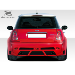 2002-2006 Mini Cooper / Cooper S R50 R53 2005-2008 Cooper convertible R52 Duraflex Type Z Wide Body Rear Bumper - 1 Piece image - 3
