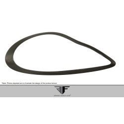 2010-2013 Porsche Panamera Carbon AF-1 Wide Body Eye Lids ( CFP ) - 2 Piece image - 3