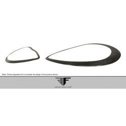 2010-2013 Porsche Panamera Carbon AF-1 Wide Body Eye Lids ( CFP ) - 2 Piece image - 4