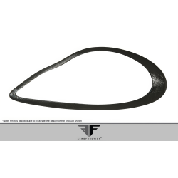 2010-2013 Porsche Panamera Carbon AF-1 Wide Body Eye Lids ( CFP ) - 2 Piece image - 6