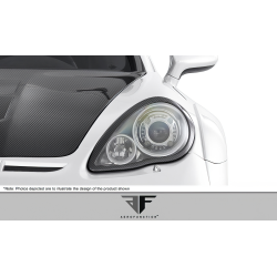 2010-2013 Porsche Panamera Carbon AF-1 Wide Body Eye Lids ( CFP ) - 2 Piece image - 2