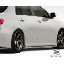 2009-2013 Toyota Corolla Duraflex W-1 Side Skirts Rocker Panels - 2 Piece image - 1