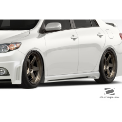 2009-2013 Toyota Corolla Duraflex W-1 Side Skirts Rocker Panels - 2 Piece image - 3
