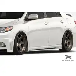 2009-2013 Toyota Corolla W-1 Side Skirts Rocker Panels - 2 Piece image - 7