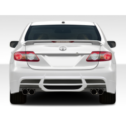2011-2013 Toyota Corolla Duraflex W-1 Rear Bumper - 1 Piece image - 1