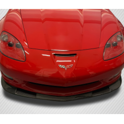 2005-2013 Chevrolet Corvette C6 Z06 GS ZR1 Carbon Creations GT500 Front Lip Under Spoiler Air Dam - 1 Piece image - 1