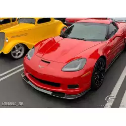 2005-2013 Chevrolet Corvette C6 Z06 GS ZR1 GT500 Front Lip Under Spoiler Air Dam - 1 Piece image - 5