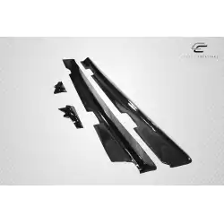 2005-2013 Chevrolet Corvette C6 GT500 Side Skirt Splitters - 2 Piece image - 6