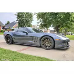 2005-2013 Chevrolet Corvette C6 GT500 Side Skirt Splitters - 2 Piece image - 9