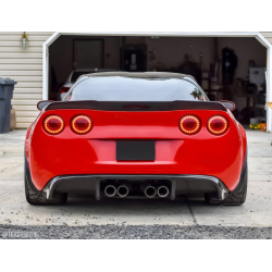 2005-2013 Chevrolet Corvette C6 Carbon Creations GT500 Rear Diffuser - 1 Piece image - 2
