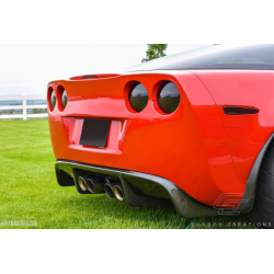 2005-2013 Chevrolet Corvette C6 Carbon Creations GT500 Rear Diffuser - 1 Piece image - 3