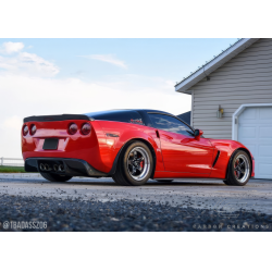 2005-2013 Chevrolet Corvette C6 Carbon Creations GT500 Rear Diffuser - 1 Piece image - 4