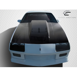1982-1992 Chevrolet Camaro Carbon Creations ZL1 Look Hood - 1 Piece image - 2